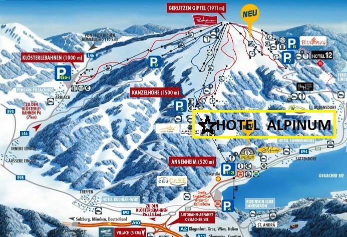 Hotel Alpinum Treffen Dış mekan fotoğraf